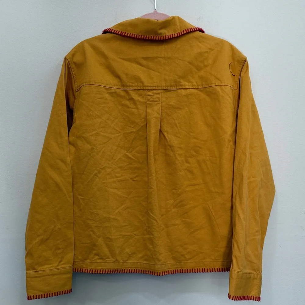 Pacsun Women’s Cactus Emboidered Jacket Small Cotton Chore Jacket - Picture 5 of 10